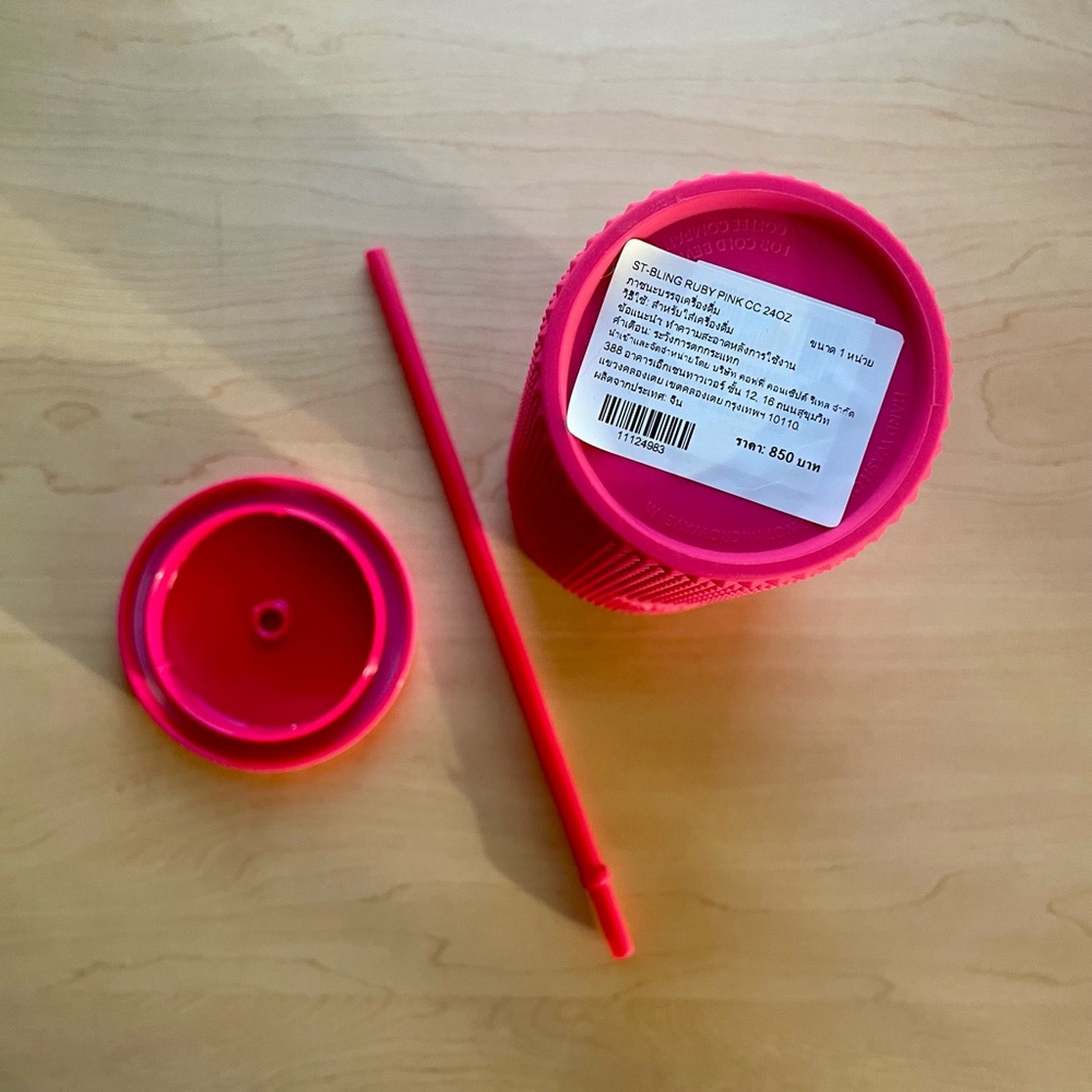 Starbucks Thailand Ruby Pink Studded tumbler - Picture 7 of 8